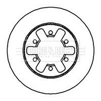 BORG & BECK Piduriketas BBD5009